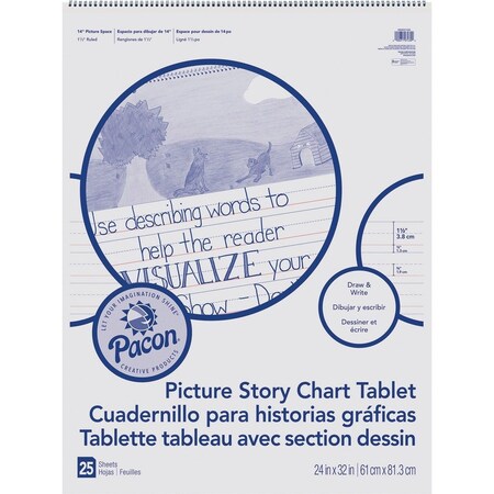 Pacon Tablet, Picturestory, 24X32 Pk PACMMK07430